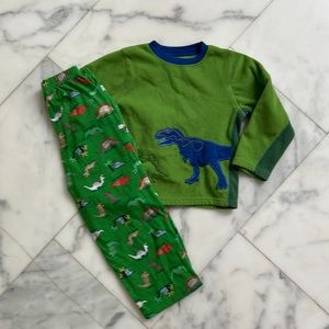 Dinosaur pajama set.